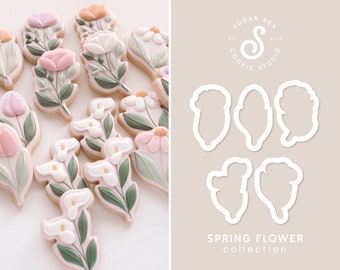 Spring Flower Cookie Cutter Collection