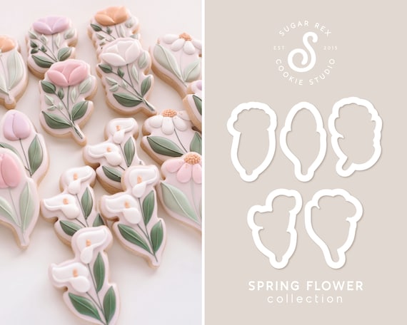 Spring Flower Cookie Cutter Collection