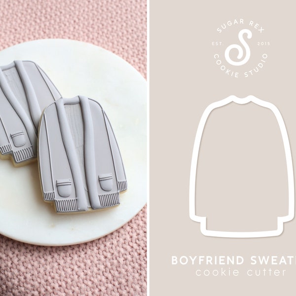 Boyfriend Sweater Cookie Cutter