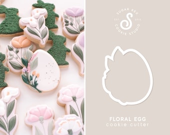Floral Egg Cookie Cutter