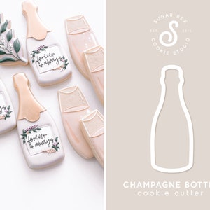 Champagne Bottle Cookie Cutter