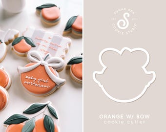 Orange with Bow Cookie Cutter