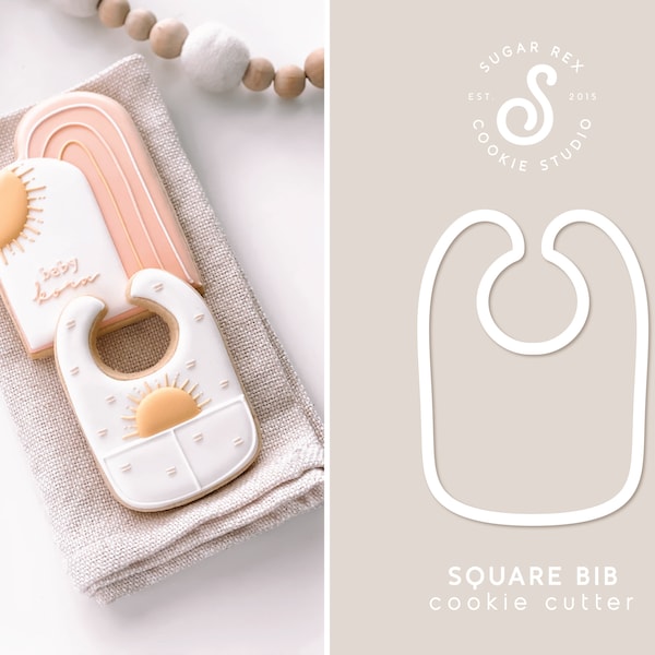 Square Bib Cookie Cutter