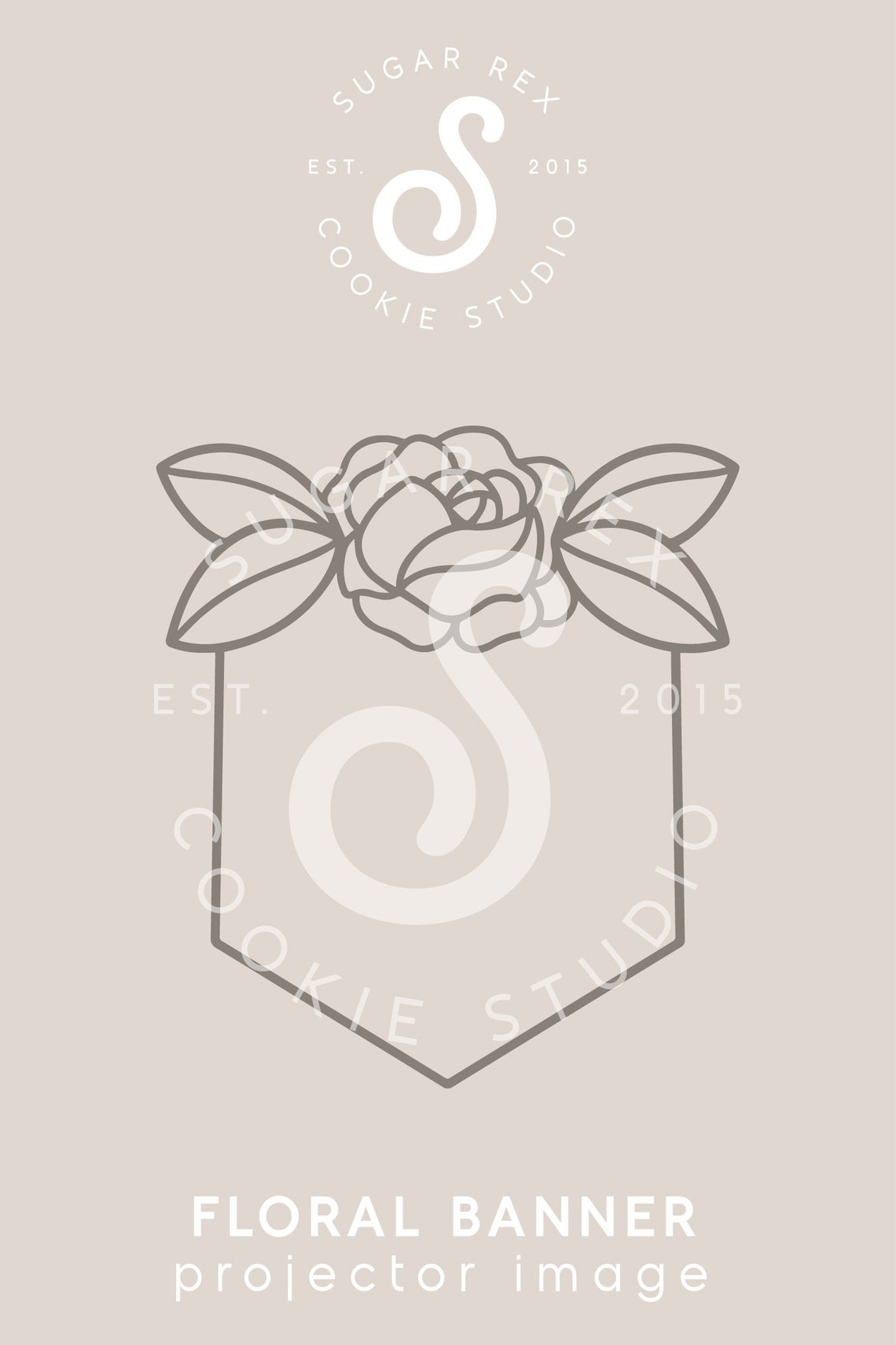 Floral Banner Cookie Cutter - Etsy