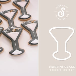 Martini Glass Cookie Cutter