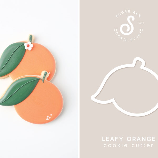 Leafy Orange Cookie Cutter