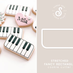 Stretched Fancy Rectangle Cookie Cutter