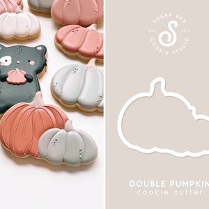 Double Pumpkin Cookie Cutter