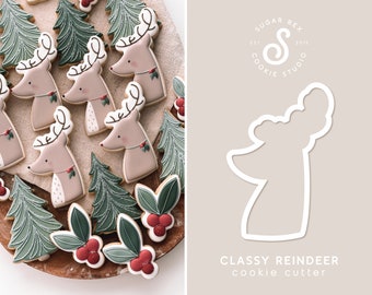 Classy Reindeer Cookie Cutter