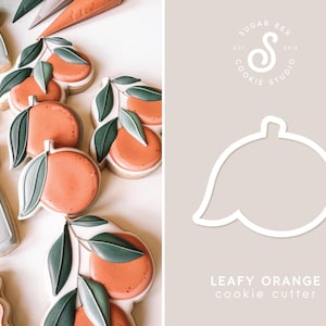 Leafy Orange Cookie Cutter