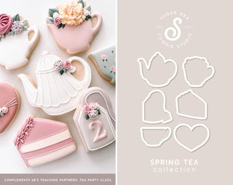 Spring Tea Cookie Cutter Collection