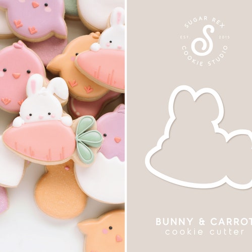 FAST SHIPPING Bunny Floral Cookie Cutter Cookie Cutter Etsy