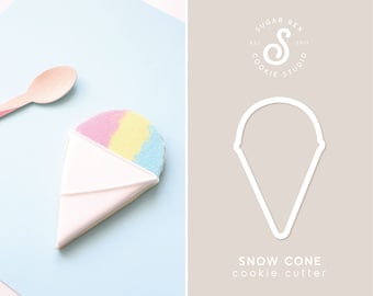 Snow Cone Cookie Cutter