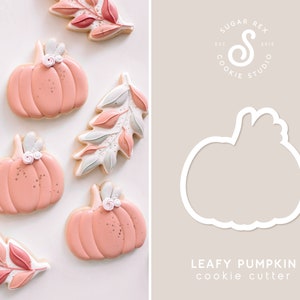 Leafy Pumpkin Cookie Cutter