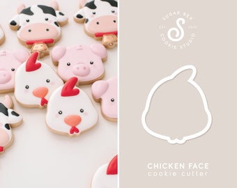 Chicken Face Cookie Cutter