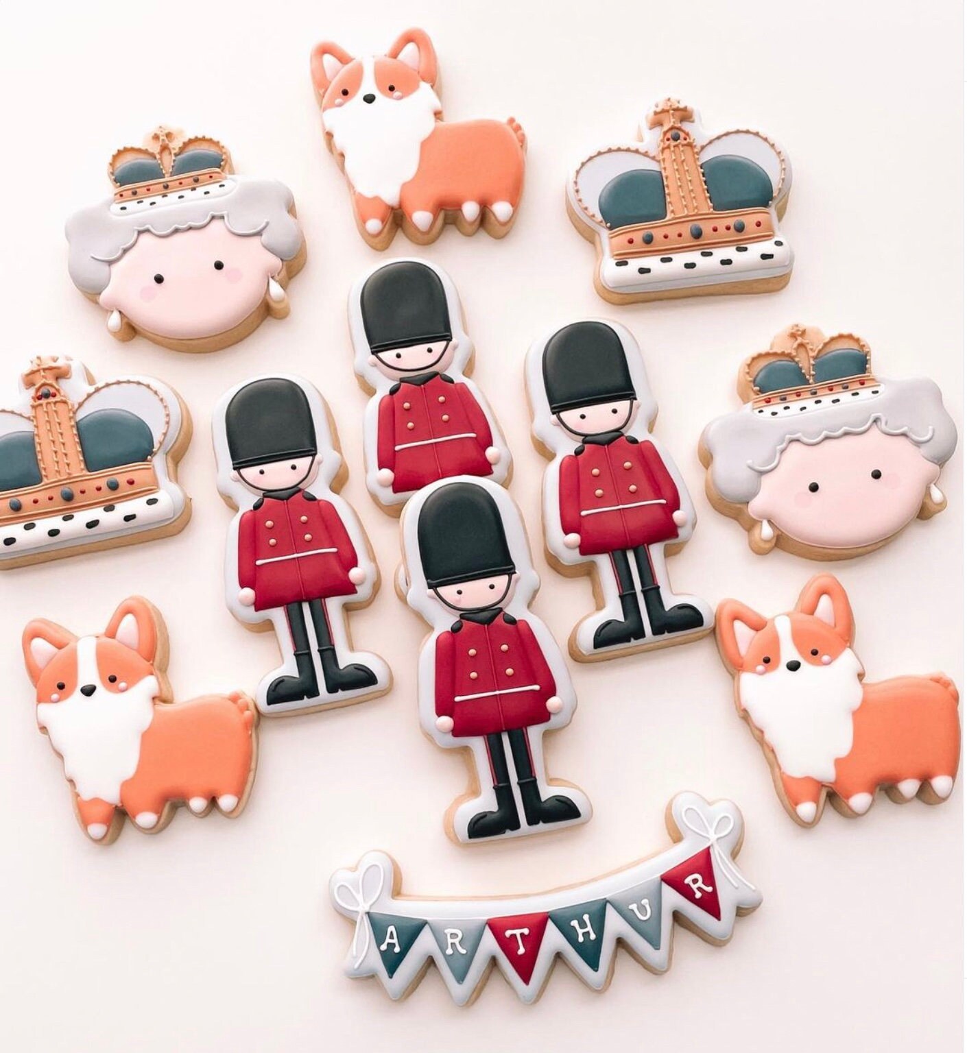 The Queen's Jubilee Cookie Cutter Collection Etsy