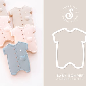 Baby Romper Cookie Cutter image 1