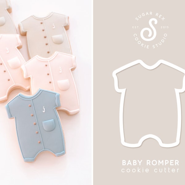 Baby Romper Cookie Cutter