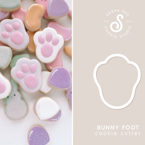 Bunny Foot Cookie Cutter