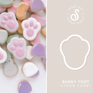 Bunny Foot Cookie Cutter image 1