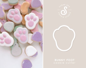 Bunny Foot Cookie Cutter