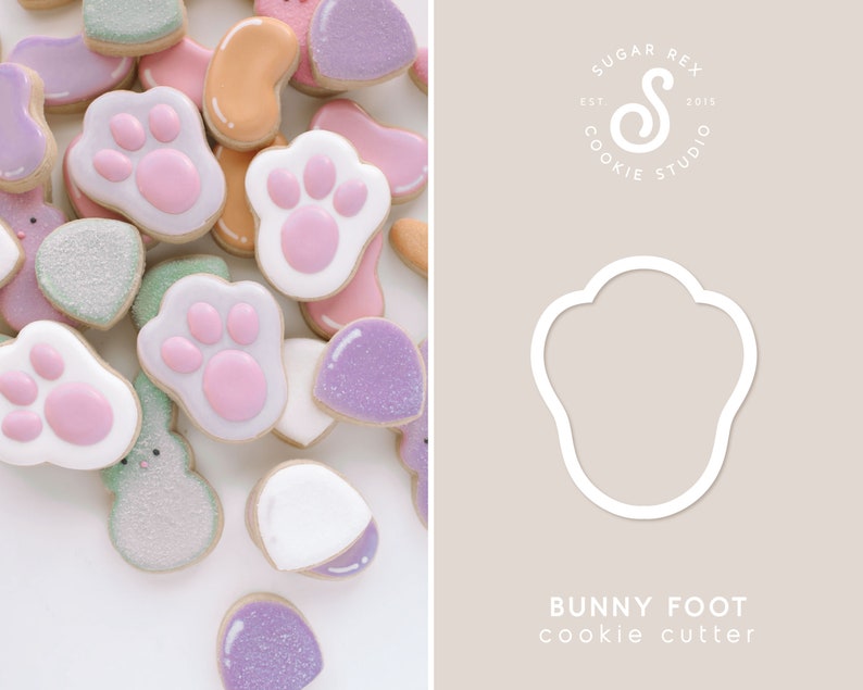 Bunny Foot Cookie Cutter image 1