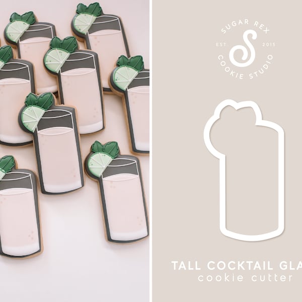 Tall Cocktail Glass Cookie Cutter