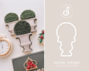 Round Topiary Cookie Cutter