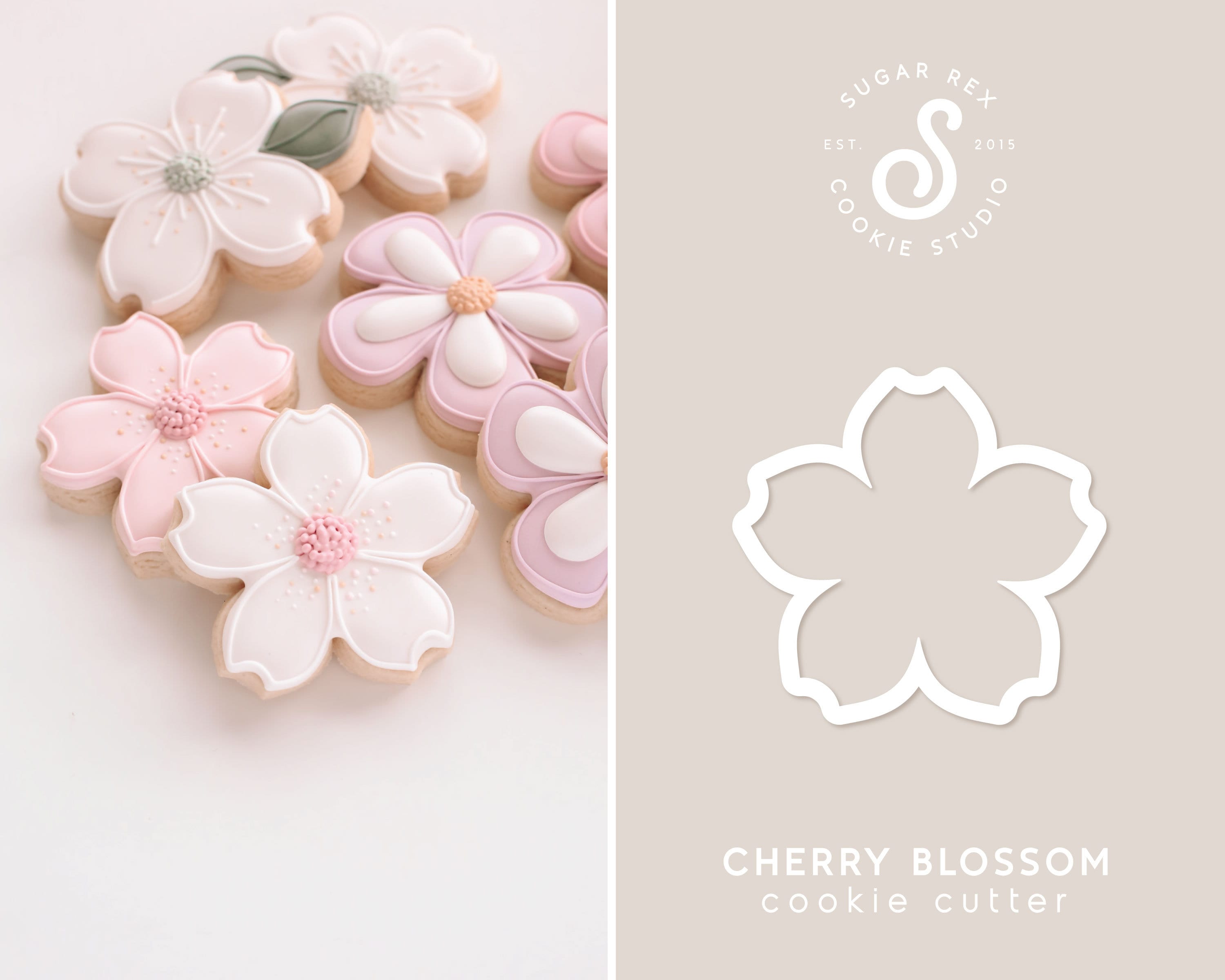 Cherry Blossom Cookie Cutter - Etsy Cherry Blossom Cookie Cutter - Etsy