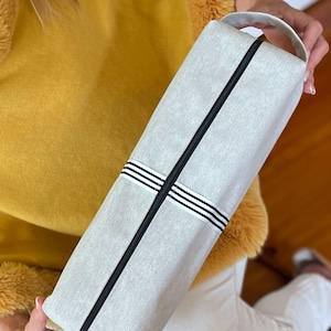 The Magnum™ | DENIM & RIBBON | XL Storage Case for Full-Size Wand Massagers + Accessories