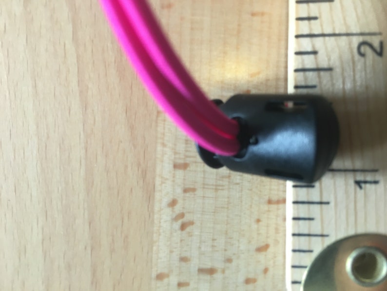 Cord Locks 2 Sizes Nylon Material w/ Metal Spring image 4
