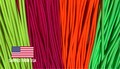 Elastic Tipped Cord for Face Masks (-1/8” - 3mm width) - 40&quot; (1.11 Yards) Length Round Pieces