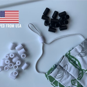 Ear Loop Adjustable Stoppers, Silicone, For Helping Faskmask Ear Irritation