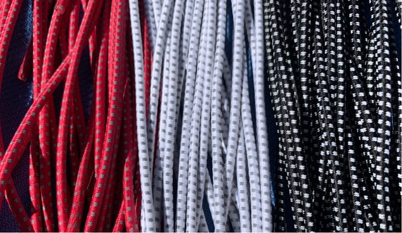 Elastic REFLECTIVE -  3M Scotchlite (tm) Reflective Material (Round) - 40" /1.11 Yards  Per. Piece