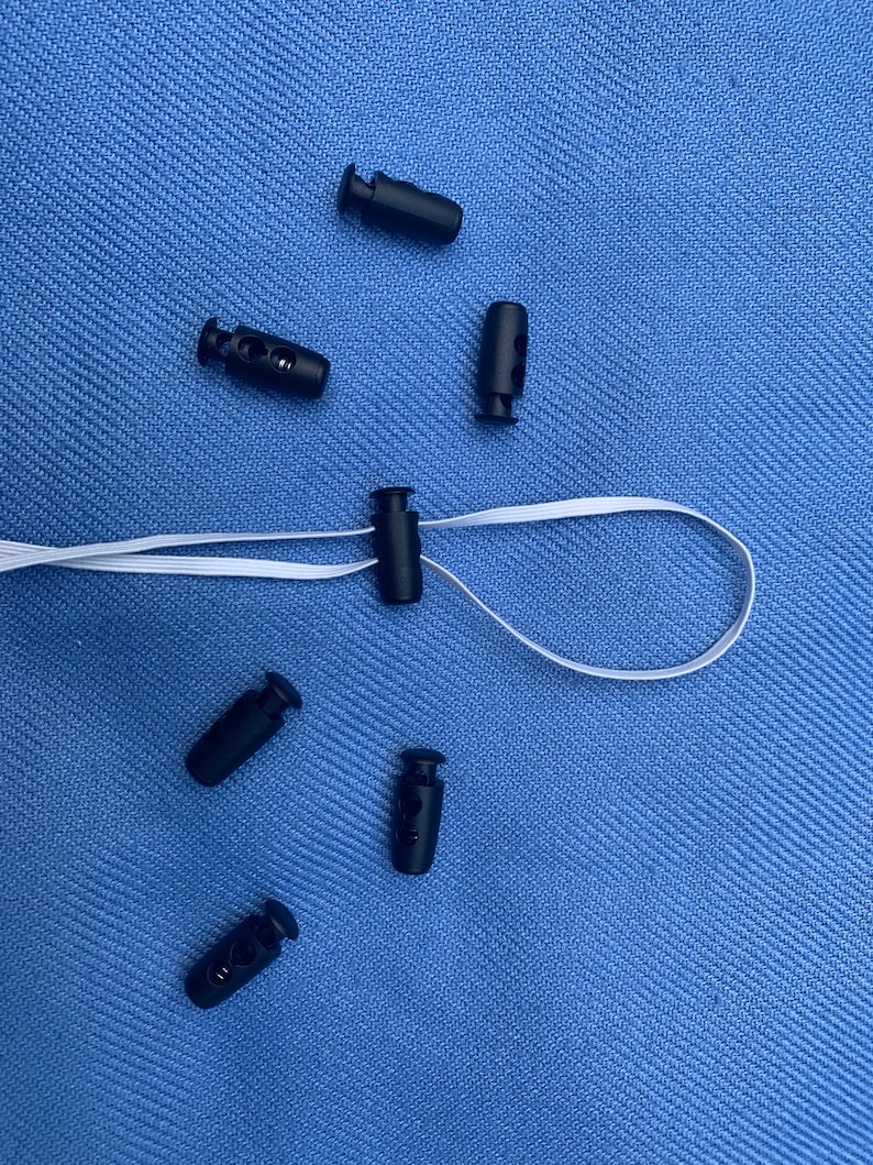 Cord Locks 2 Sizes Nylon Material w/ Metal Spring Etsy