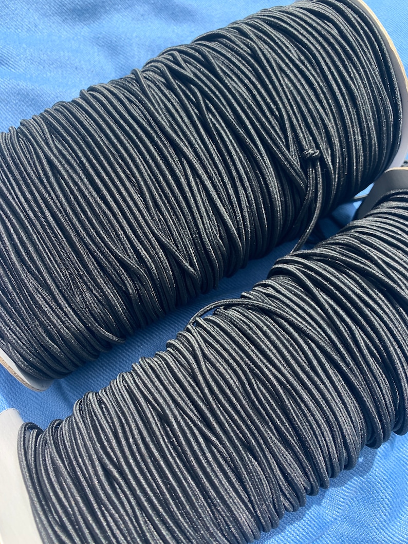 Elastic (round) 3mm Diameter on Spool - Ship by TUES. JUNE 2 - Etsy