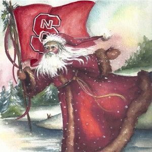 NC State Santa | North Carolina State Santa | Go Wolfpack!