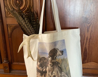 On the Hunt 100% cotton canvas tote