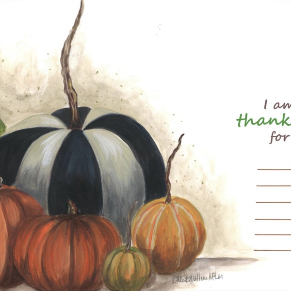 Paper Thanksgiving Placemats Etsy