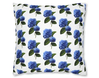 Allover hydrangea pillow