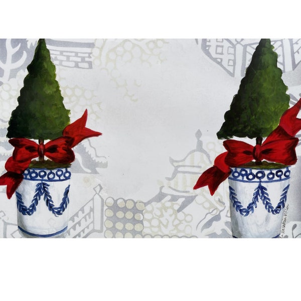 Christmas Paper Placemats Etsy