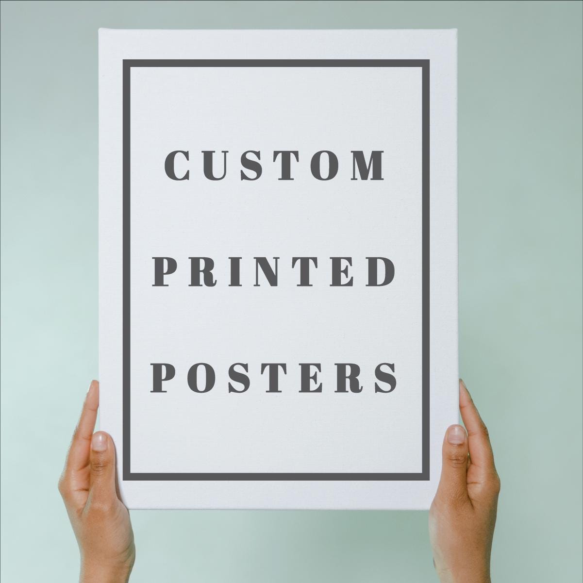 Custom Photo Posters Example Custom Printed Poster, Personalized Poster - Movie Poster - Family ...