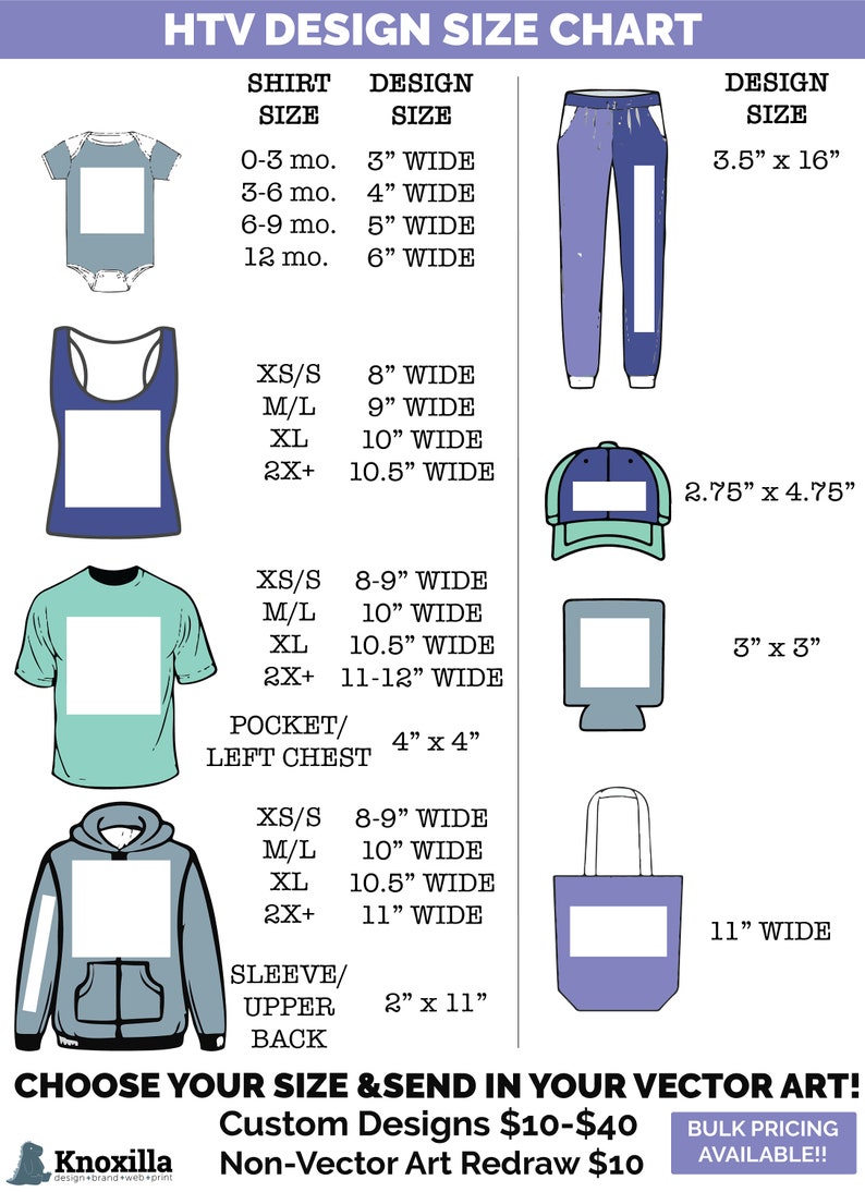 Custom Ironon HTV Decals Your Design Custom Designs Etsy