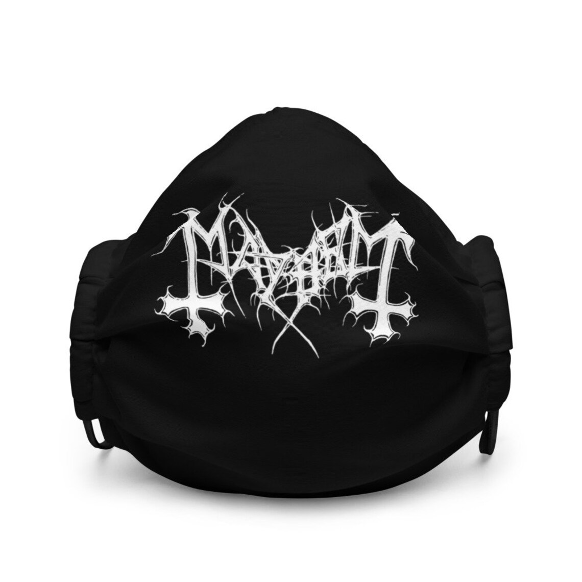 Mayhem face mask black metal band Etsy