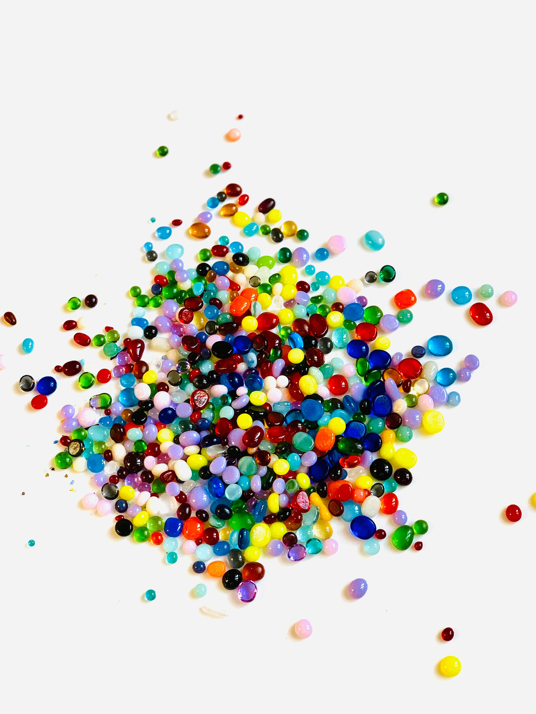 Fused Glass Dots. Bullseye. 47mm Approx. Range of Colours. Etsy