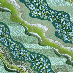 Papel Chiyogami 8,5 x 11 (#196) - Papel washi japonés