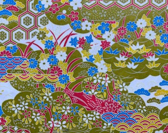 Chiyogami Paper 8.5 x 11 (#228) - Japanese Washi Paper