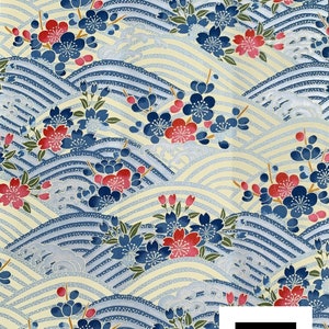 Papier Chiyogami 8,5 x 11 (#29) - Papier japonais Washi | Papier d'art pour scrapbooking