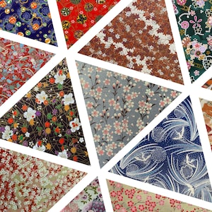 Carta Chiyogami 8,5 x 11 - Carta giapponese Washi / Carta artistica per album 2