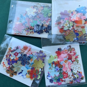 Adesivi Sakura - Carta Washi giapponese / Sacchetto adesivi Chiyogami
